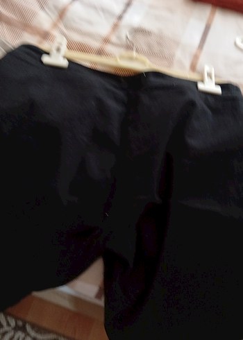 Siyah Fermuarlı Kadın Kumaş Pantolon - Görsel 6