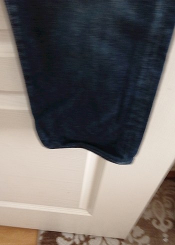 Erkek Lacivert Kemerli Regular Fit Jean - Görsel 8