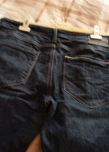 Erkek Lacivert Kemerli Regular Fit Jean - Görsel 9