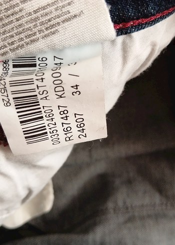 Erkek Lacivert Kemerli Regular Fit Jean - Görsel 12