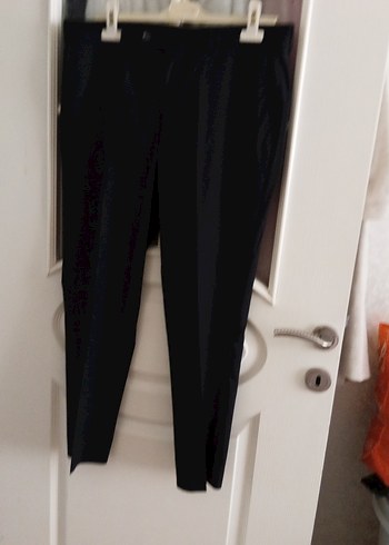 altın yıldız  Siyah Kemerli Erkek Pantolon - Görsel 2