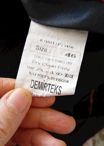 Kemer Detaylı Siyah erkek Kumaş Pantolon - Görsel 9