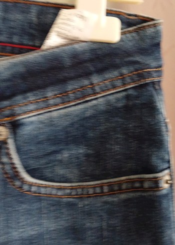 Koyu Mavi Normal Kesim erkekDenim Pantolon - Görsel 6