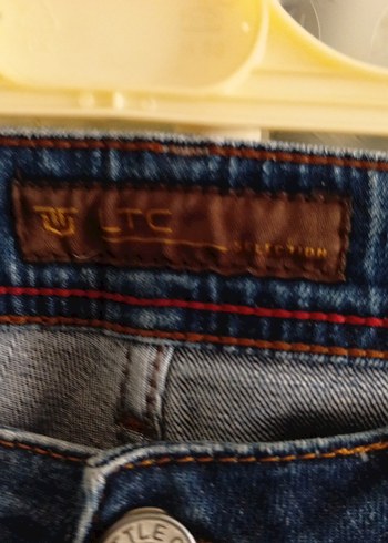 Koyu Mavi Normal Kesim erkekDenim Pantolon - Görsel 5