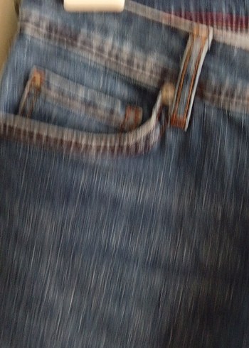 Koyu Mavi Normal Kesim erkekDenim Pantolon - Görsel 7