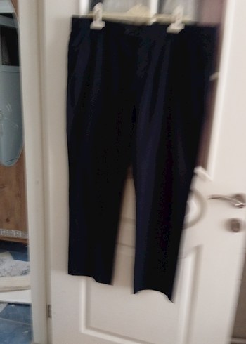 Erkek lacivert Kemerli Ofis Pantolonu 50 beden - Görsel 3