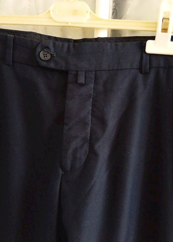 Erkek lacivert Kemerli Ofis Pantolonu 50 beden - Görsel 5