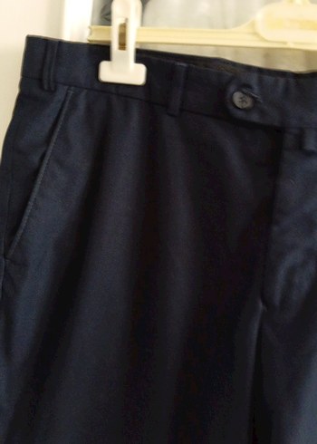 Erkek lacivert Kemerli Ofis Pantolonu 50 beden - Görsel 6