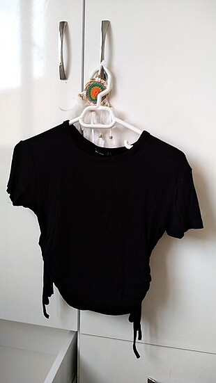 Siyah crop tshirt