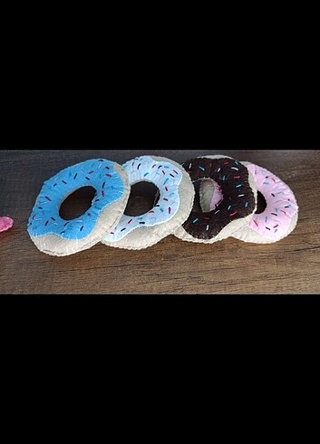 Keçeden kurabiye donut 