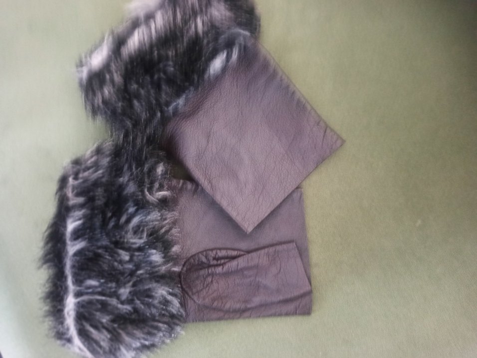 Kürk Detaylı Deri Kadın Eldiveni - Görsel 3