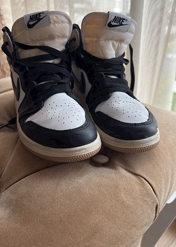 Nike Air Jordan 1 Mid Retro Unisex  Deri Bilekli Spor Ayakkabı - Görsel 2