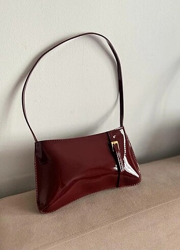 Bordo Rugan Kol Çantası 