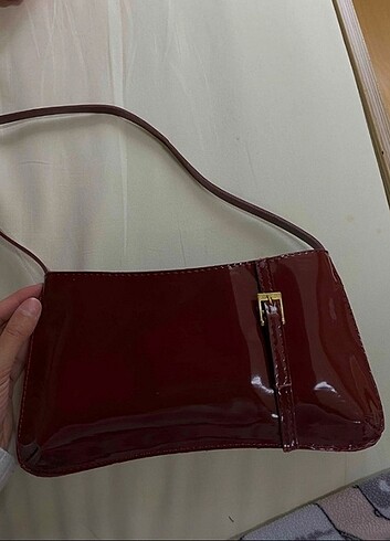 Bershka Bordo Rugan BagetPinterest Model El Ve Omuz Çantası