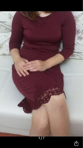 #elbise #kırmızı # dantalli #abiye