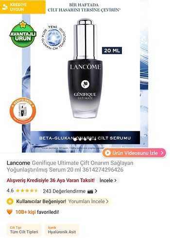 Lancome serum - Görsel 3