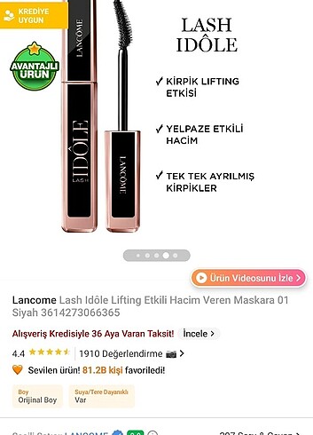 Lancome Lancome maskara