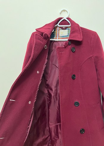 mürdüm kadın kaban - Görsel 3