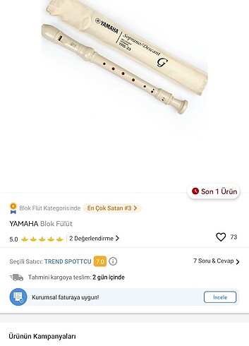  yamaha flüt
