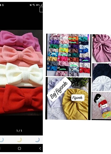 Kız bebek bone bandana 