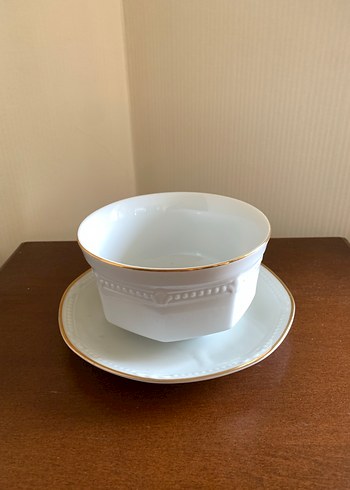 Beyaz Klasik Porselen Yemek Takımı - Görsel 13