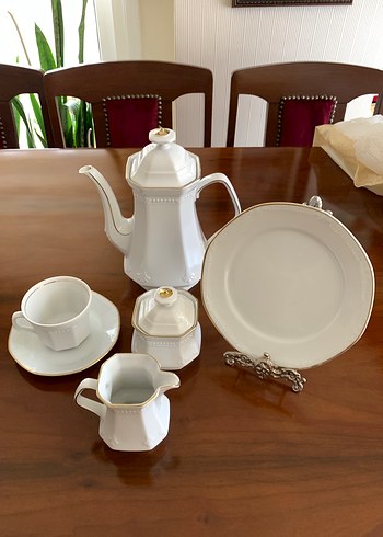 Beyaz Klasik Porselen Yemek Takımı - Görsel 3