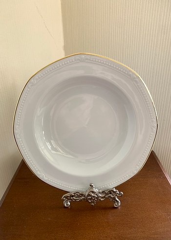 Beyaz Klasik Porselen Yemek Takımı - Görsel 8