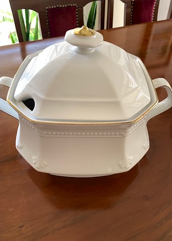 Beyaz Klasik Porselen Yemek Takımı - Görsel 5