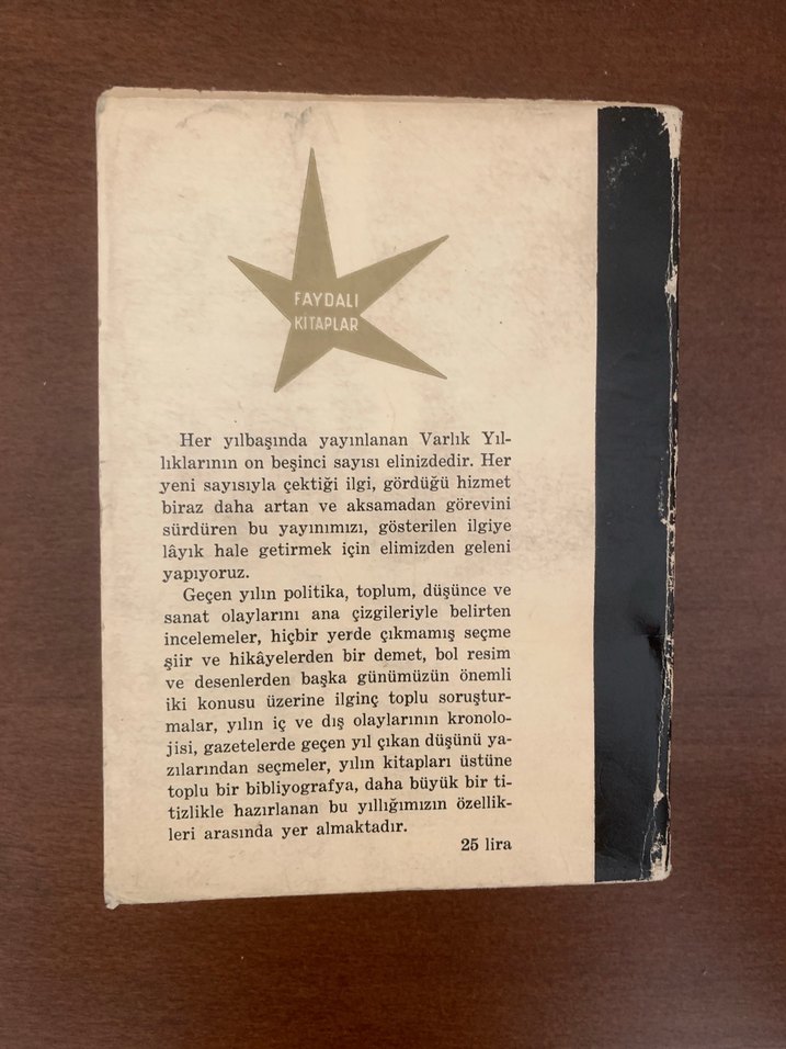 Varlık Yıllığı 1974 Tarih Kitabı - Görsel 2