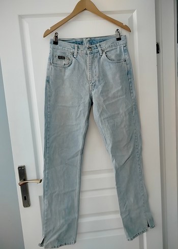 Hugo Boss Mavi Loose Fit Midi Denim Kadin Jean