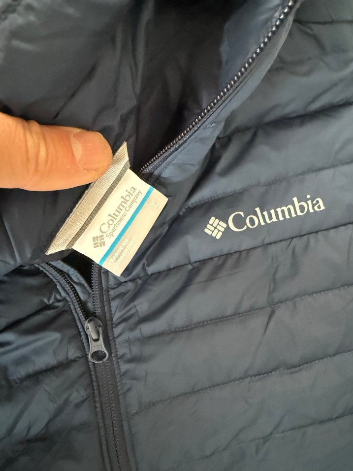 Columbia Erkek Mavi Fermuarlı Yelek - Görsel 2