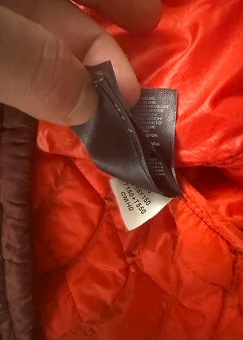 Bordo Fermuarlı Erkek Mont - Görsel 2