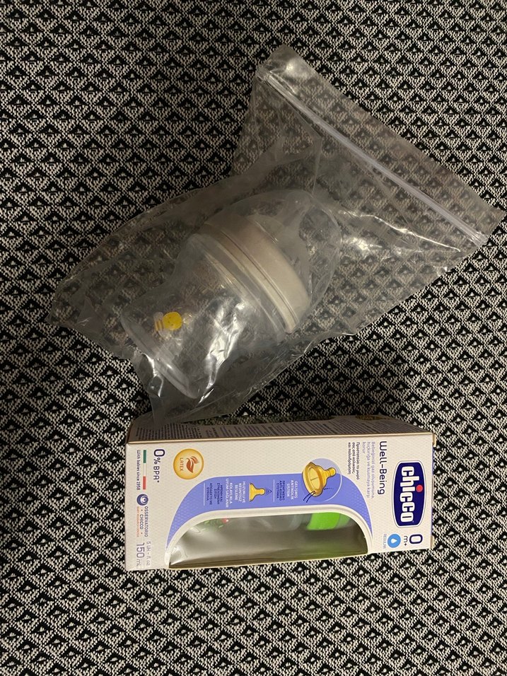 Chicco Yeşil ve Gri Bebek Biberon Seti - Görsel 2