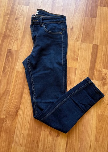 Lacivert Kadın Denim Pantolon
