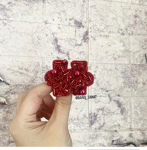 Puzzle broş