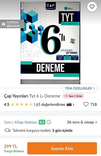 ÇAP 6lı Tyt Deneme