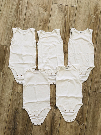 Carters Carter's 5'li beyaz atlet