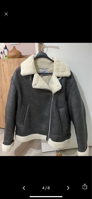 l Beden Bershka Biker Ceket Deri