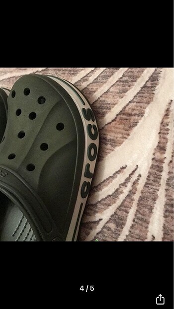 44 Beden haki Renk Crocs Terlik ACİL SATILIK ERKEKLERDEN BIKTIM