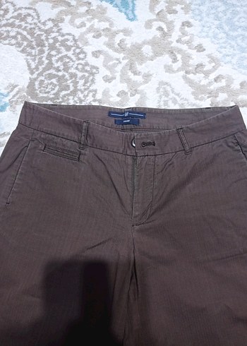 Kadın Kahverengi Regular Fit Kumaş Pantolon - Görsel 3