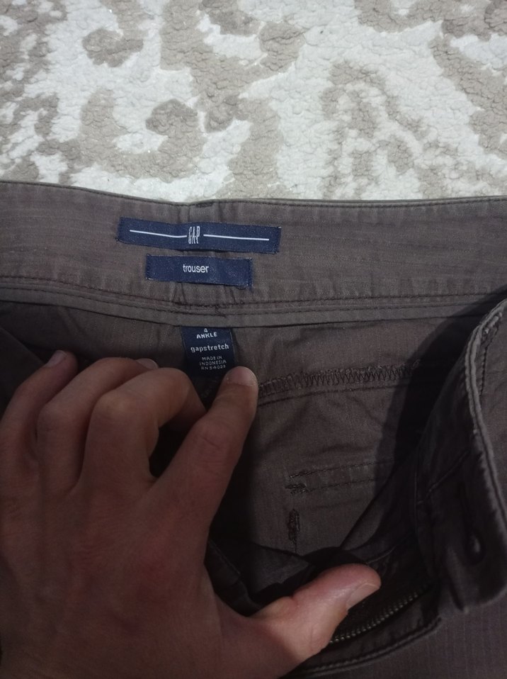 Kadın Kahverengi Regular Fit Kumaş Pantolon - Görsel 4