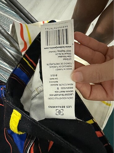 s Beden çeşitli Renk Les benjamins pantolon