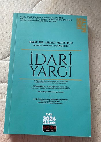 İdari Yargı 2024 Prof. Dr. Ahmet Nohutçu