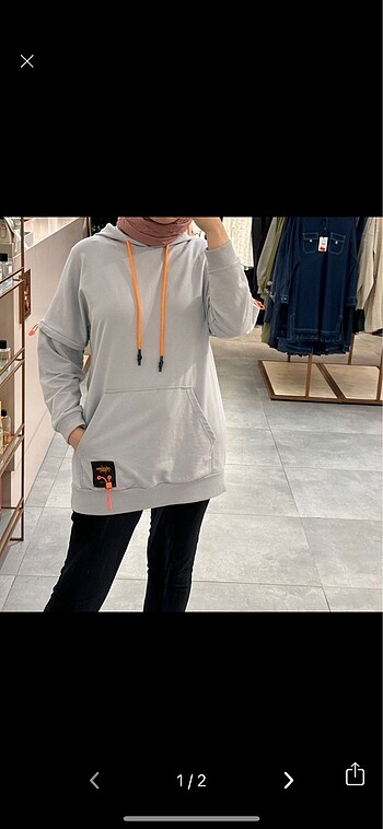 Zara Gri sweatshırt