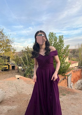 Uzun Kadın Abiye Elbise - Görsel 4