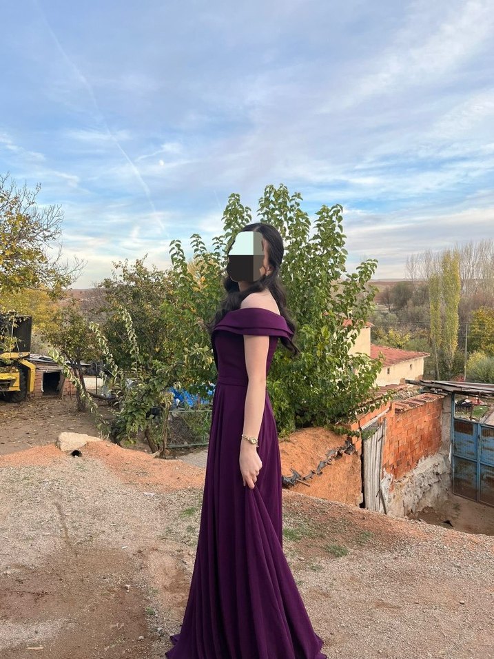 Uzun Kadın Abiye Elbise - Görsel 2