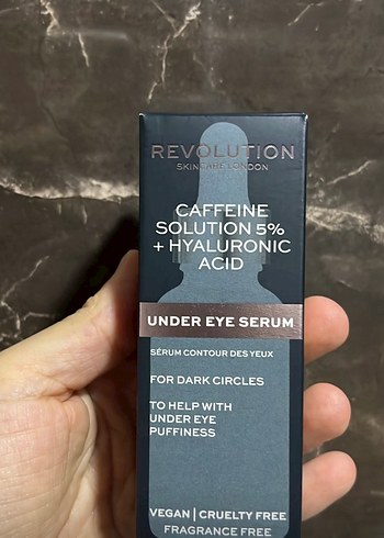 Revolution Kafein & Hyaluronik Asit Göz Serumu 5%