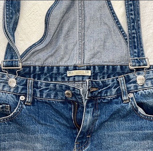 Pull and Bear pull & bear y2k salopet şort
