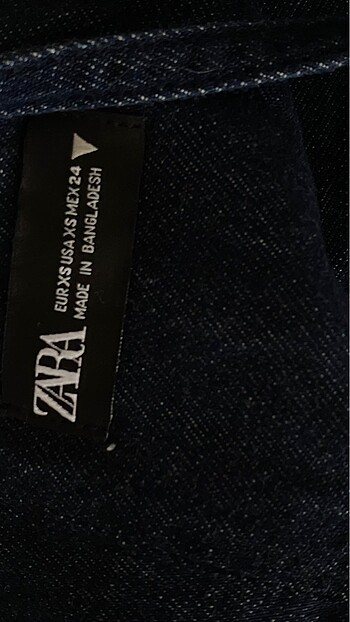 xs Beden lacivert Renk Zara elbise