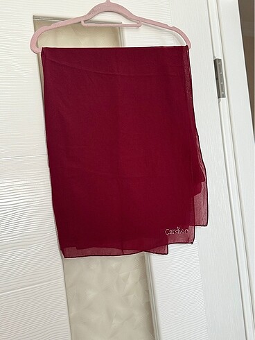 Diğer Bordo Renk Pamuk Polyester Karışım Şal